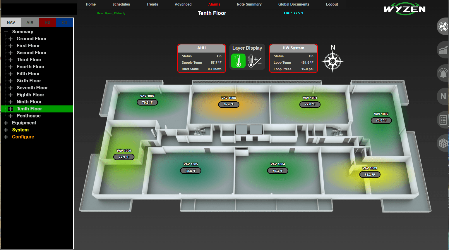 Wyzen — Live Floor Plan Graphics